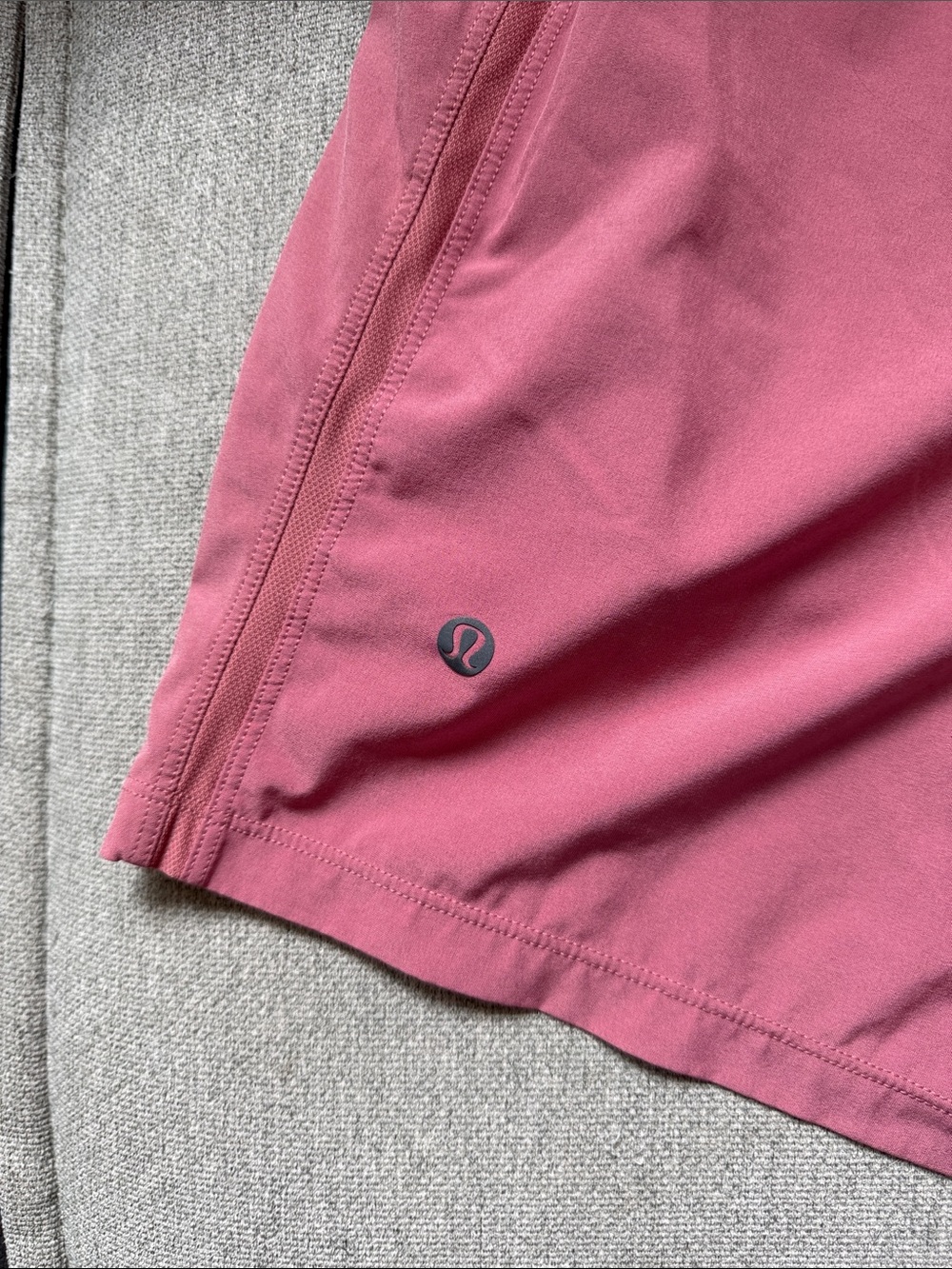 Men's Rose Pink Athletic Shorts - Casual Everyday Fit - Picture 4 of 5